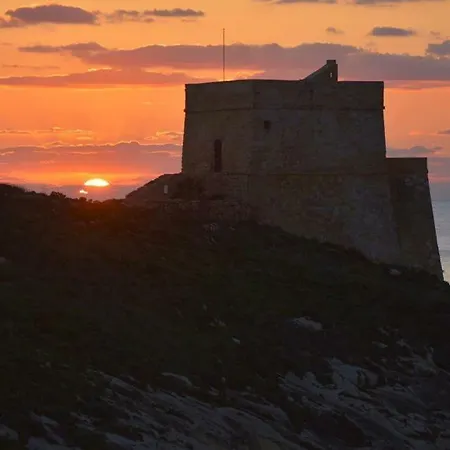 Seafront In Bay, Gozo, Malta